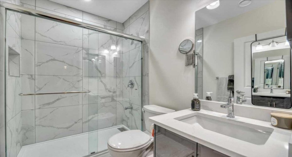 Basement bathroom.