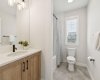 4 piece upper level bathroom