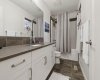 Main Floor Bathroom with Quartz Counters