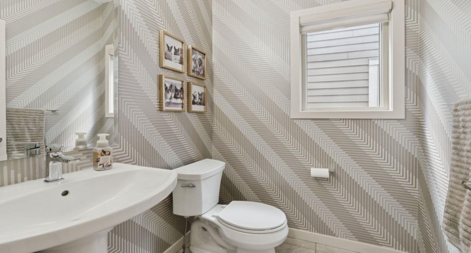 2 pc. bathroom on Main Floor
