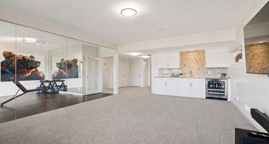 Wet bar perfect for hosting