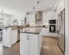 U-Shaped Kitchen with Upgraded Appliances