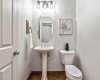 Two piece bathroom