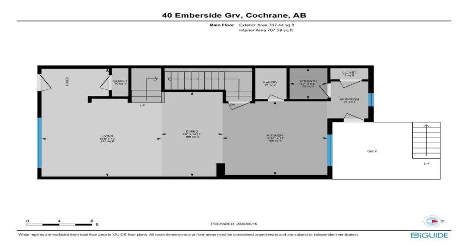 40 Emberside Grove, Cochrane, Alberta T4C 3C8, 3 Bedrooms Bedrooms, ,3 BathroomsBathrooms,Residential,For Sale,Emberside,A2311737
