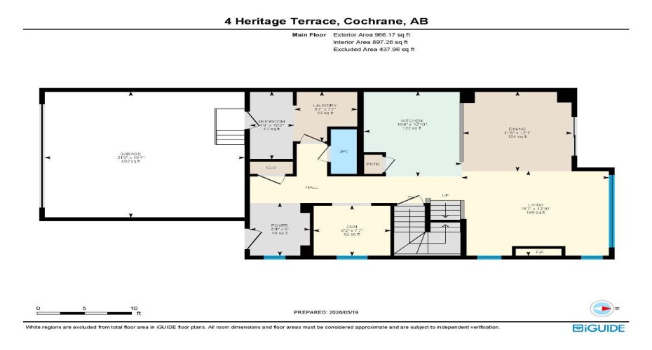 4 Heritage Terrace, Cochrane, Alberta T4C 0Y3, 3 Bedrooms Bedrooms, ,3 BathroomsBathrooms,Residential,For Sale,Heritage,A2313261