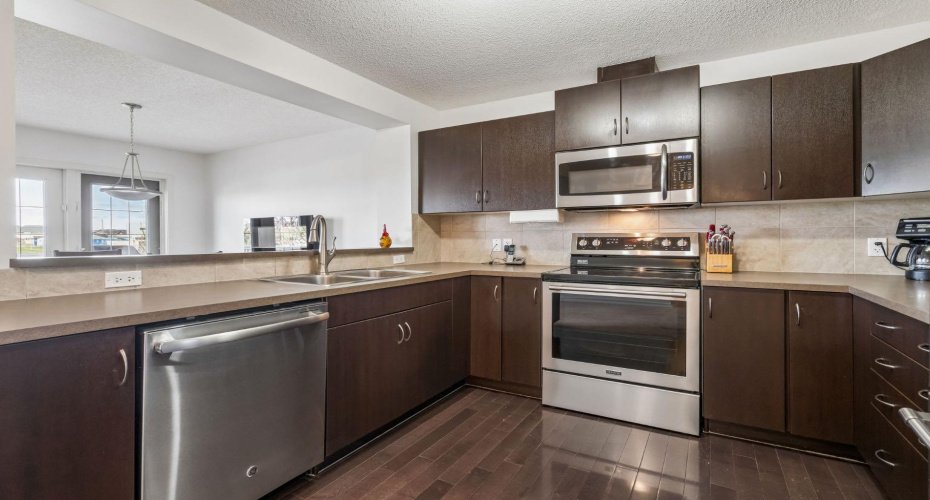 Newer appliances in the kitchen bring peace of mind to the chef of the house hold.