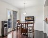 An electric fireplace in create that cozy atmosphere to help you wind down after your day. Have a glass of wine at your kitchen table and read a book or play a board game with the family.