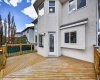 Private deck for summer BBQs or just relaxation