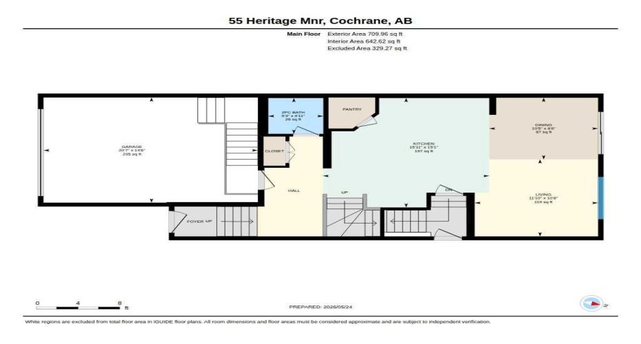 55 Heritage Manor, Cochrane, Alberta T4C 3K7, 3 Bedrooms Bedrooms, ,3 BathroomsBathrooms,Residential,For Sale,Heritage,A2314683