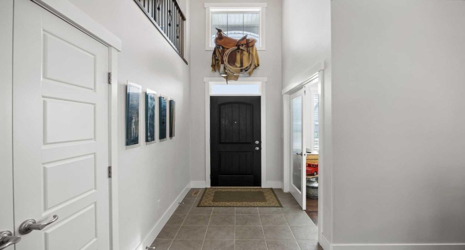 Bright front entrance