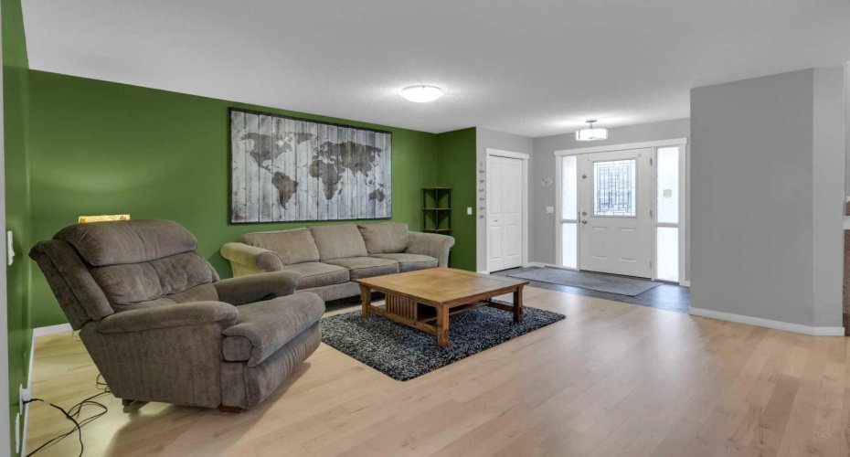 Front foyer and living room