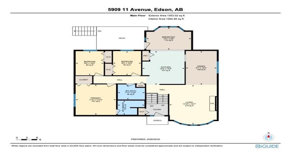 5909 11 Avenue, Edson, Alberta T7E 1J2, 5 Bedrooms Bedrooms, ,3 BathroomsBathrooms,Residential,For Sale,11 Avenue,A2316966