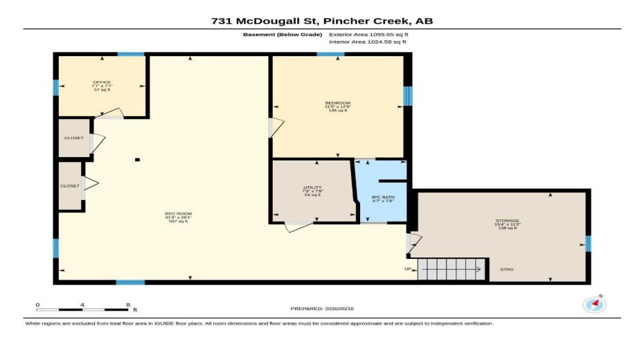 731 McDougall Street, Pincher Creek, Alberta T0K 1W0, 4 Bedrooms Bedrooms, ,2 BathroomsBathrooms,Residential,For Sale,McDougall,A2316806