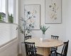 Oversized windows make your dinning space inviting, making it the optimal space to gather at meal times