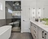 Step into your ensuite 5 piece bathroom, where your morning and night routines become dreamy