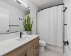 4 Piece upper level bathroom, style and function will keep the whole family happy