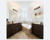 Double Vanities in Ensuite with soaker tub