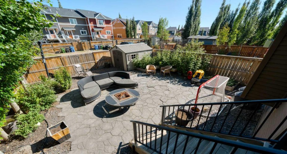 Backyard patio