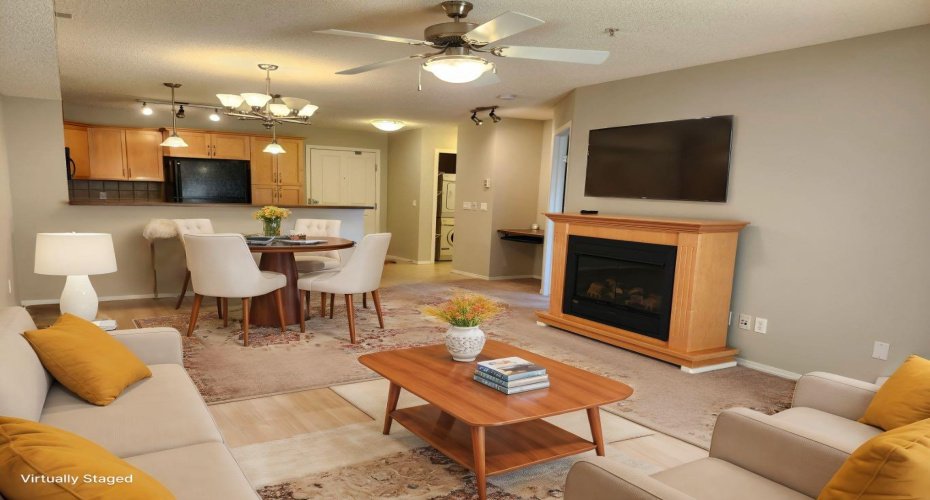 *virtually staged living room