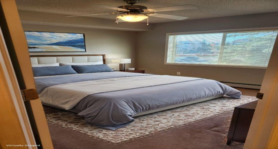 *virtually staged bedroom