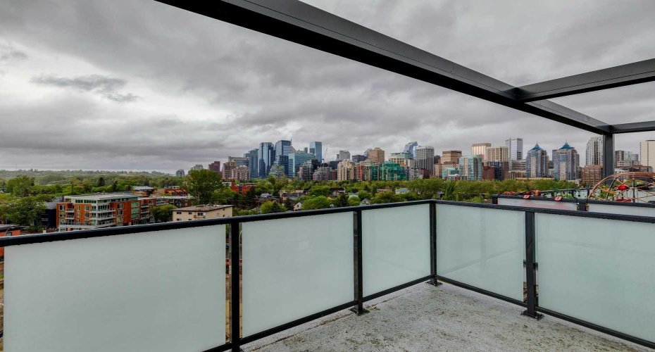 City and Bow River view from your balcony