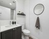 4-piece bathroom with tub/shower combo and quartz counters