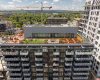 Rooftop patio with dog run