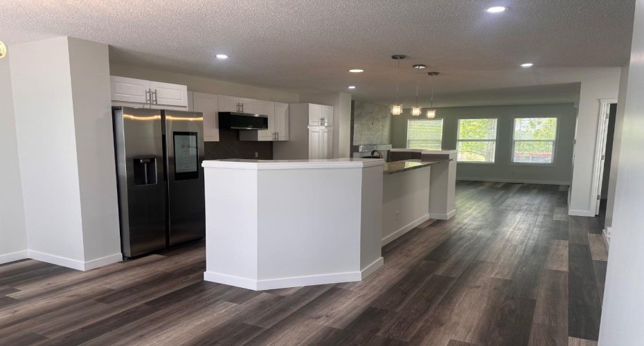 kitchen view from dining area