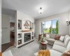 Living Room with Gas Fireplace