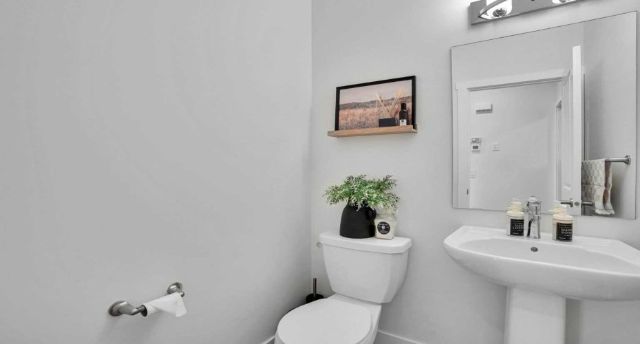 Half bath on main floor