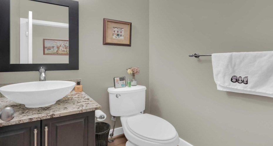 2pc Bath off of the Mud Room / Laundry Room