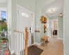 Spacious front entry