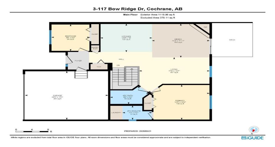 117 Bow Ridge Drive, Cochrane, Alberta T4C 2G9, 2 Bedrooms Bedrooms, ,2 BathroomsBathrooms,Residential,For Sale,Bow Ridge,A2318945