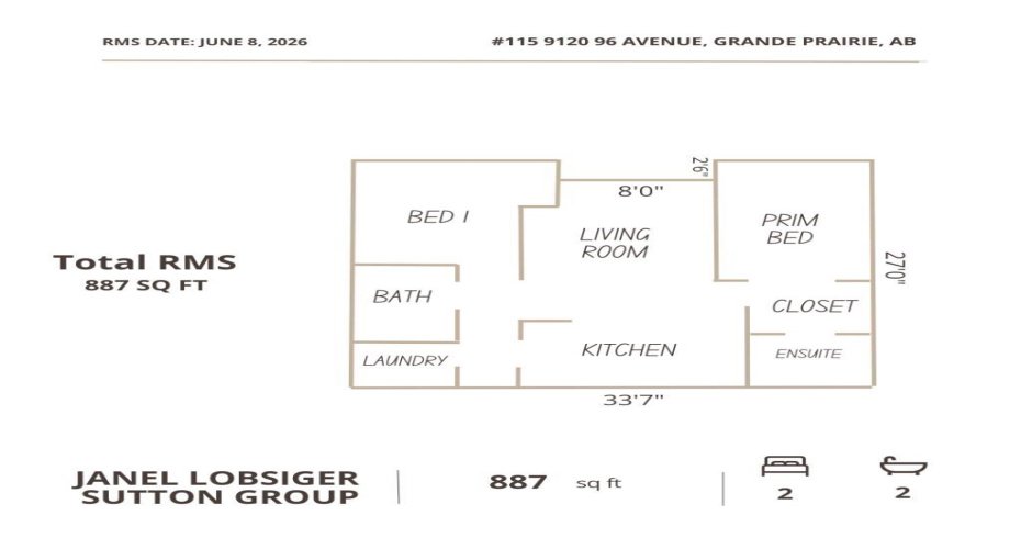 9120 96 Avenue, Grande Prairie, Alberta T8X0A1, 2 Bedrooms Bedrooms, ,2 BathroomsBathrooms,Residential,For Sale,96,A2319287