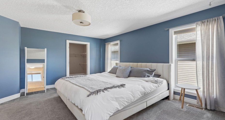 Primary Bedroom + Walk-in Closet