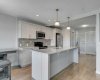 Alternate view of the kitchen.