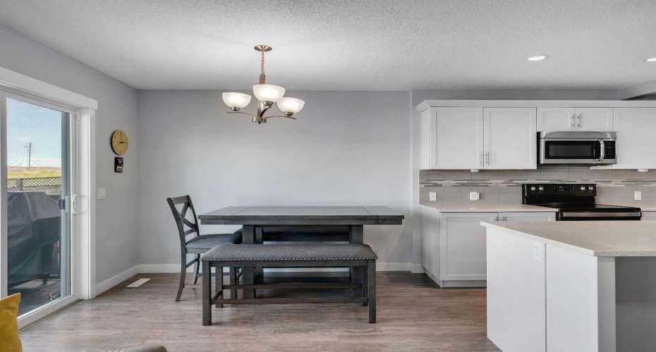 View of the dining room.