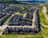 Property backs onto green space.