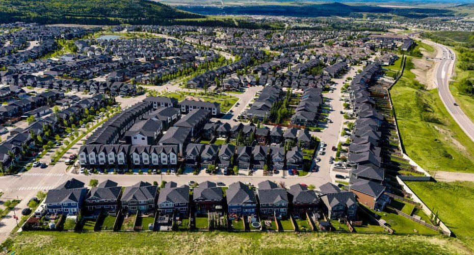 Property backs onto green space.