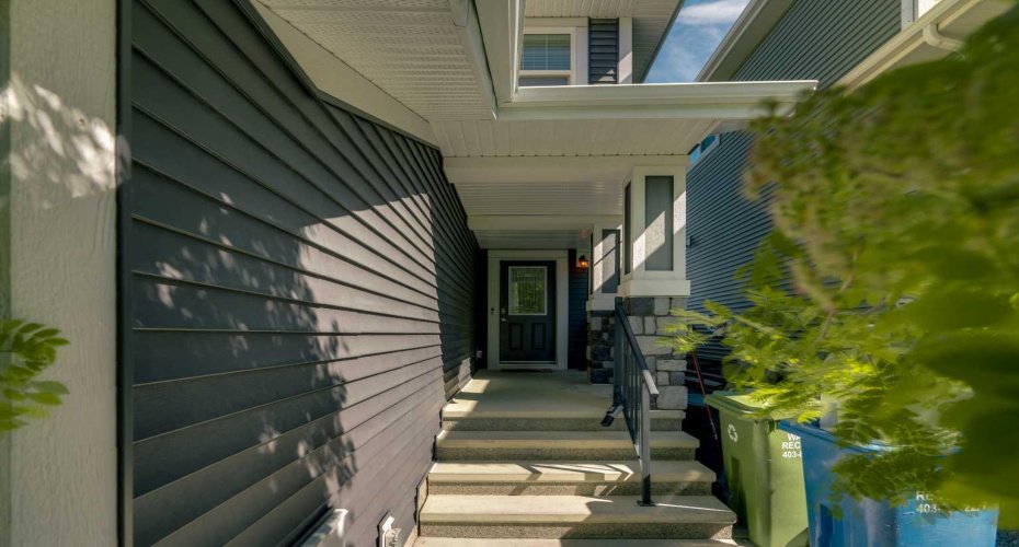 Charming front porch.