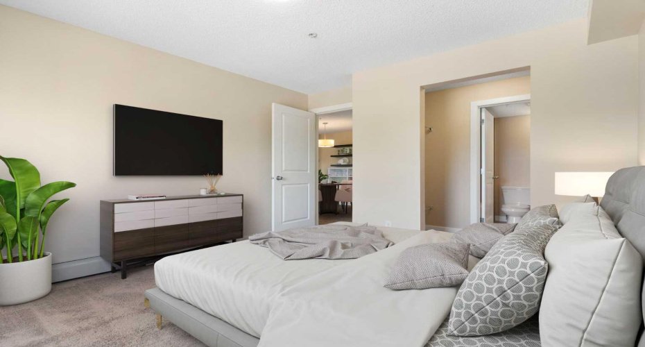 Primary Bedroom - Staged
