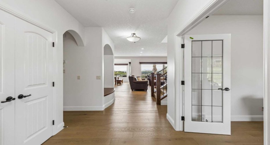 Front entry looking into home