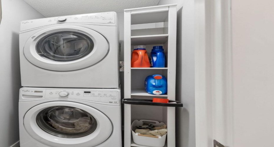 Enjoy the convenience of upper-level laundry, thoughtfully located near the bedrooms to simplify everyday living. This practical space helps make household routines more efficient and organized.