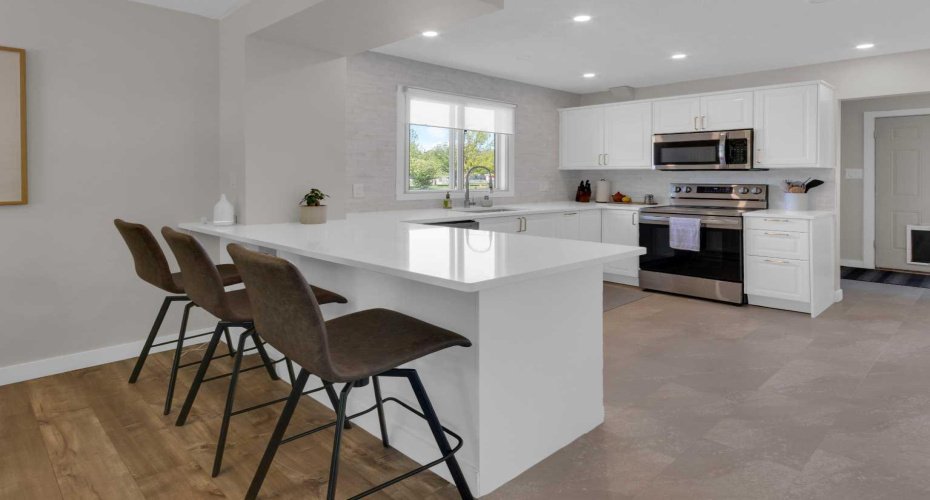 Newly renovated kitchen