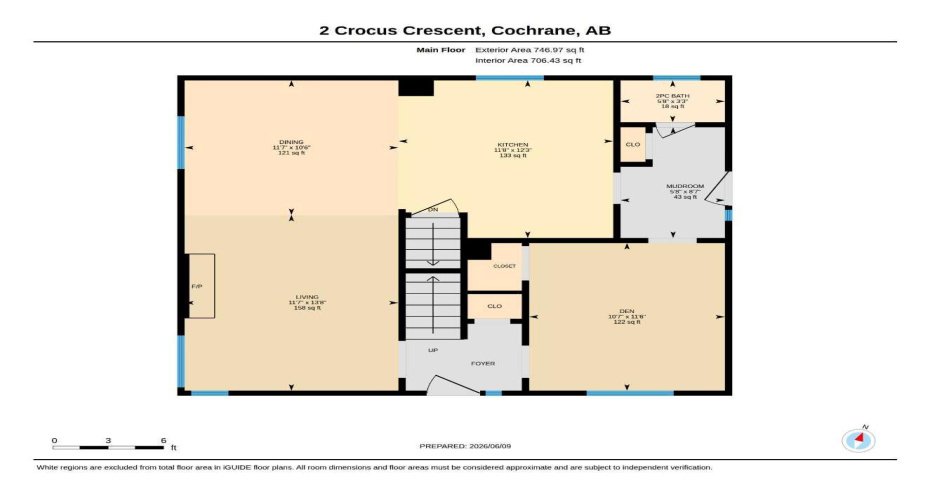 2 Crocus Crescent, Cochrane, Alberta T4C1E2, 3 Bedrooms Bedrooms, ,2 BathroomsBathrooms,Residential,For Sale,Crocus,A2319600