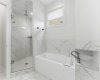 Heated Floors, Large Shower & Tub