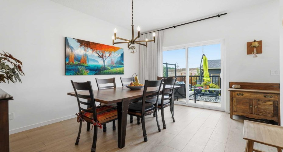 Designated dining space, perfect for hosting gatherings of friends and family.