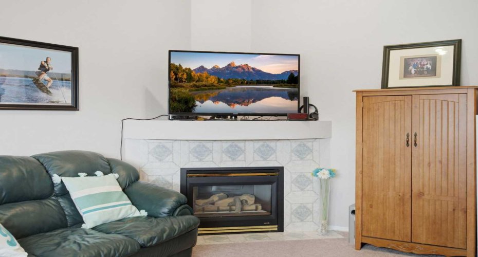 Corner Fireplace