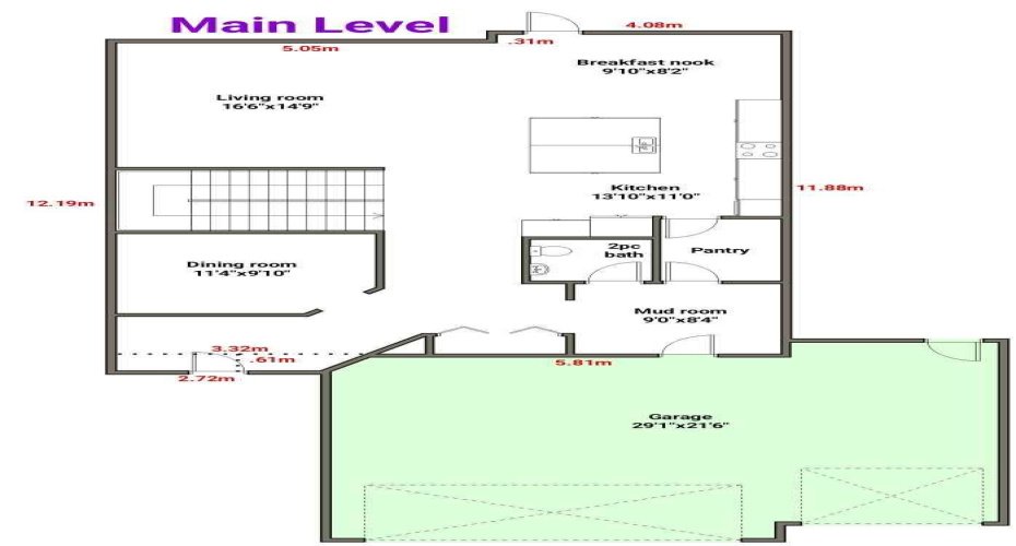 Main floor plan