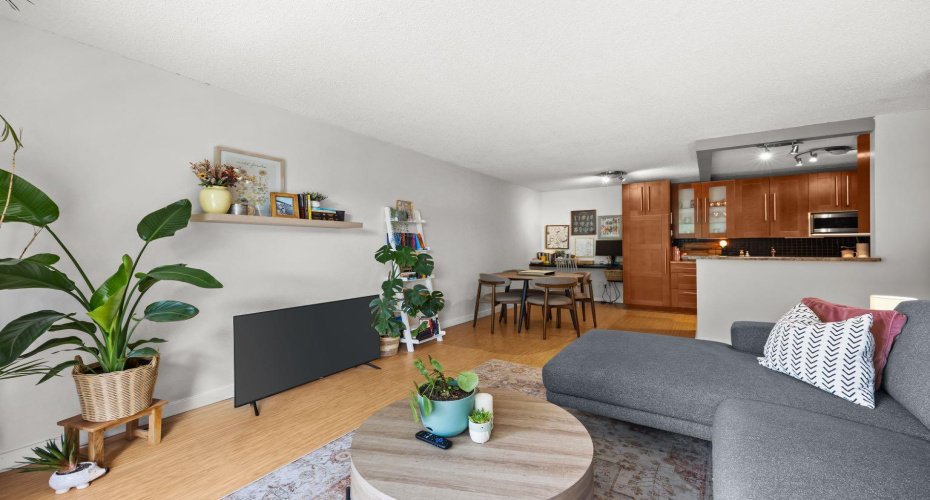 Seamless flow between the kitchen, dining, and living spaces enhances everyday living.